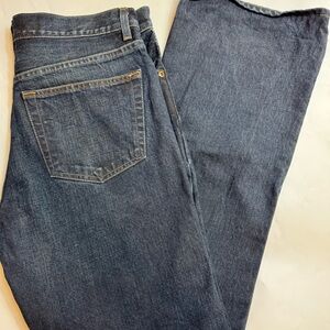 Gap Mens Dark Wash Ringspun Denim Bootcut Jeans 34x32.  RN54023